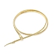 Alloy Snake Chain Belt, Serpentine Waist Chain Necklace Bracelet for Women, Golden, 1085mm