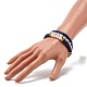 Perles d'amour empilant des bracelets extensibles pour femmes BJEW-JB07162-6