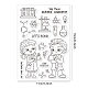 GLOBLELAND Chemistry Theme Clear Stamps Cute Chemist Silicone Clear Stamp Seals for Cards Making DIY Scrapbooking Photo Journal Album Decor Craft DIY-WH0167-56-623-2