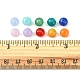 Perle acriliche della pietra preziosa imitazione 200pcs 10 colori OACR-FS0001-19-5