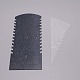 カスタマイズ可能なアクリルネックレスディスプレイ  透明な三脚  斜辺  ジュエリーディスプレイ用  ブラック  210~270x100~120x1.5~2mm  穴：12.5x2mm AJEW-WH0245-14-1