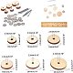 NBEADS 6 Sizes Doll Joints Wooden Dolls Accessories Teddy Bear Rotatable Joint Bolt for DIY Crafts Toys Teddy Bear Making DIY-NB0003-81-2