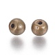 Tibetischen Stil Legierung runden Perlen TIBEB-5204-AB-NR-2