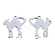 201 Stainless Steel Charms STAS-N098-079P