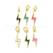 Подвески из латуни с эмалью в стойку KK-U021-16G