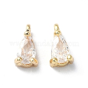 Латунные микро проложить кубического циркония подвески FIND-Z029-04G