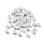 Непрозрачные акриловые бусины OACR-D282-06X