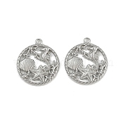 Подвески из нержавеющей стали 304 с тематикой океана STAS-F317-01N-P