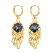 Серьги с подвесками из латуни для женщин EJEW-M260-24G-01
