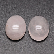 Овальные кварцевые кабошоны натуральный роза G-K020-18x13mm-07
