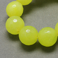 Естественно нефритовый шарик нити&nbsp;G-R166-14mm-04