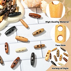 160 шт. 16 стиля кнопок из натурального дерева FIND-CJ0004-42