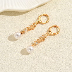 Латунь Leverback серьги&nbsp;HP3510-1