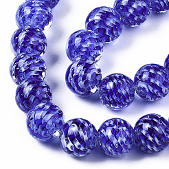 Прозрачные бусины лэмпворк ручной работы нити&nbsp;LAMP-T007-21B