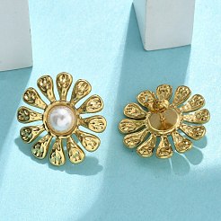 Pendientes de acero inoxidable 201&nbsp;EJEW-D354-08G-04