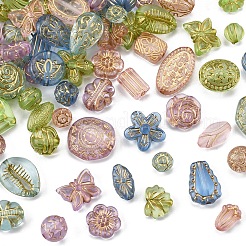 100 г прозрачных акриловых бусин&nbsp;OACR-FS0002-01