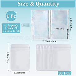 1 album portafoto in plastica trasparente PP&nbsp;AJEW-CN0003-03A