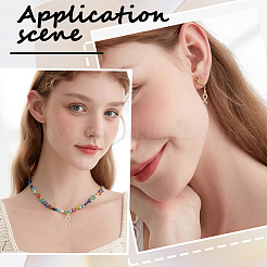 10шт латунные подвески с микропаве и кубическим цирконием&nbsp;KK-BBC0019-34