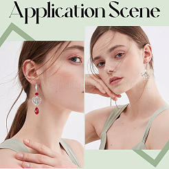 100 шт. крючки для сережек из нержавеющей стали 304&nbsp;STAS-BBC0004-03