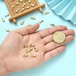 30шт латунные подвески с микропаве и кубическим цирконием&nbsp;ZIRC-CJ0001-17