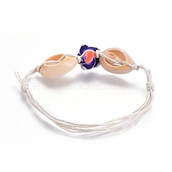 Bracciali in cotone cerato cerato cinese&nbsp;BJEW-JB04103-M