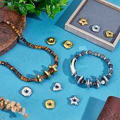 16 шт. 8 стиля 304 нержавеющая сталь разделительные бусины&nbsp;STAS-PH0006-98