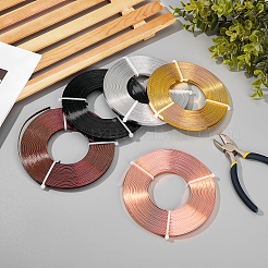 Fil d'aluminium plat&nbsp;AW-BC0003-23B