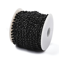 Овальные стеклянные цепочки из бусин&nbsp;CHS-A015-07P