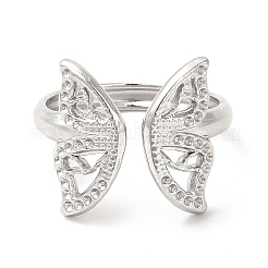 Открытое кольцо-манжета из нержавеющей стали 201&nbsp;RJEW-E063-43P