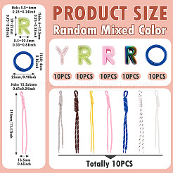 Décorations pendantes de corde de nylon&nbsp;DIY-TA0015-61B