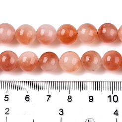 Chapelets de perles en jade blanc naturel teinté&nbsp;G-T138-10mm-210-29