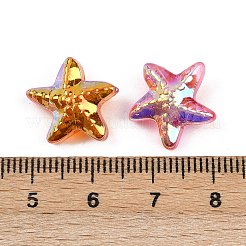 Стеклянные бусины с гальваническим покрытием на морскую тематику&nbsp;EGLA-L046-01B