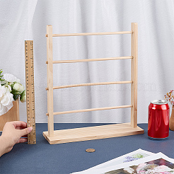 Abnehmbarer 4-stufiger Armband-Organizer-Ausstellungsturm aus Holz&nbsp;ODIS-WH0043-262A