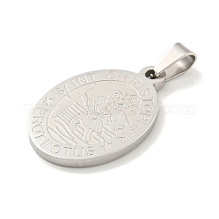 Anlaufgeschützte Anhänger aus 304er Edelstahl&nbsp;STAS-C102-09A-P