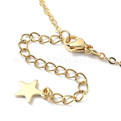Latzkette aus natürlichem Achat&nbsp;NJEW-JN04404-03