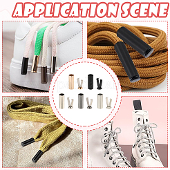 50 коробка 5-х цветных литой защитной насадки для шнурков&nbsp;FIND-SP0004-69