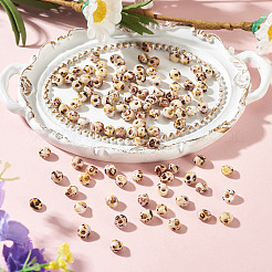 Perles de rocaille en verre picasso&nbsp;SEED-TADJ0001-05G