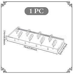 Подставки для ювелирных изделий из акрила с 8 слотом&nbsp;ODIS-WH0061-75