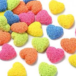 30 Stück opake Harz-Cabochons&nbsp;RESI-CJ0003-54