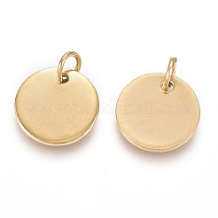 Dijes de acero inoxidable 304 con revestimiento iónico (IP)&nbsp;X-EJEW-L238-03D-G