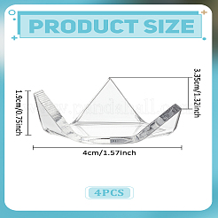 4шт акриловый треугольный держатель дисплея&nbsp;ODIS-LP0001-09