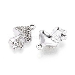 Подвески из сплава со стразами&nbsp;PALLOY-T091-25M-P