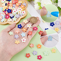 120 шт. 12-х цветные полиэстеровые нашивки на одежду&nbsp;DIY-PH0033-87