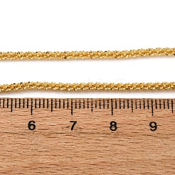 2 мм латунь цепи ожерелья&nbsp;NJEW-C094-01G