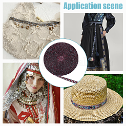 Полиэфирные ленты в национальном стиле SRIB-WH0011-309B