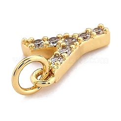 Micro ottone spianare grado AAA fascino zirconi&nbsp;ZIRC-P067-11G-Y-NR
