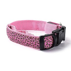 Collar de perro led de poliéster ajustable&nbsp;MP-H001-A14
