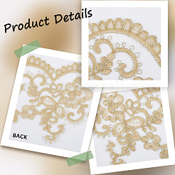 5 iarda di fibra per cucire da ricamo in pizzo&nbsp;DIY-GF0011-02