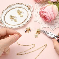 4 шт. 4 цвета латунные подвески с микропаве и кубическим цирконием&nbsp;FIND-CJ0005-24