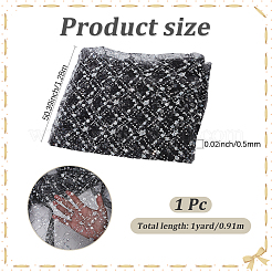 Полиэстеровые ткани с пайетками&nbsp;DIY-WH20048-027D